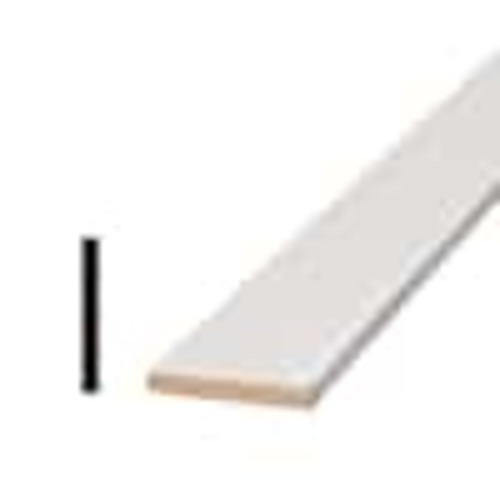 Alexandria Moulding Pro Pack 1/2 in. x 3-1/4 in. x 96 in. Primed White MDF Baseboard Moulding (10-Pack − 80 Total Linear Feet) LP433-96096PK