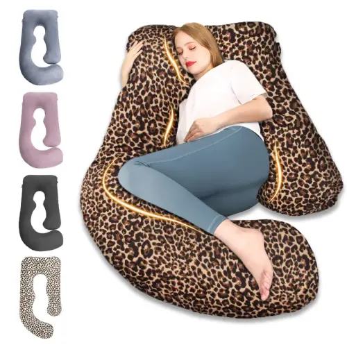 Chilling Home J Shaped Maternity Pillow 58x63 Inch Ergonomic - TikTok Shop
