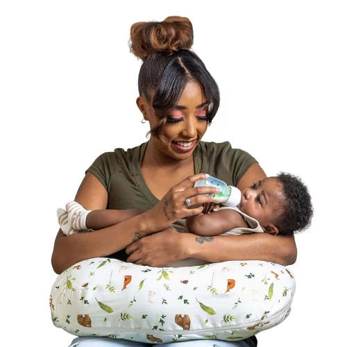 Boppy Nursing Pillow - Neutral Plants and Animals