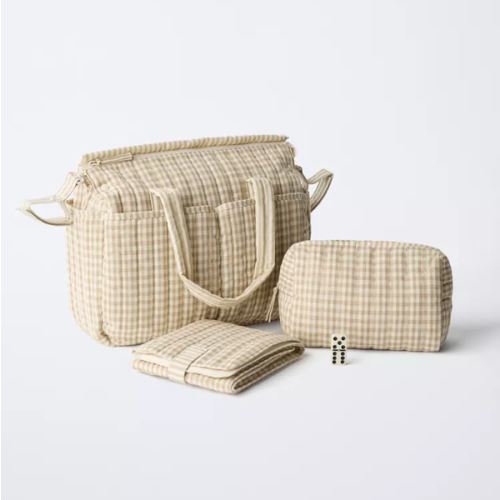 PLAID MATERNITY SET