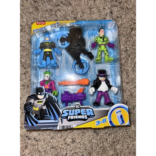 Imaginext DC Super Friends Batman & Villains Action Figures Set NIB