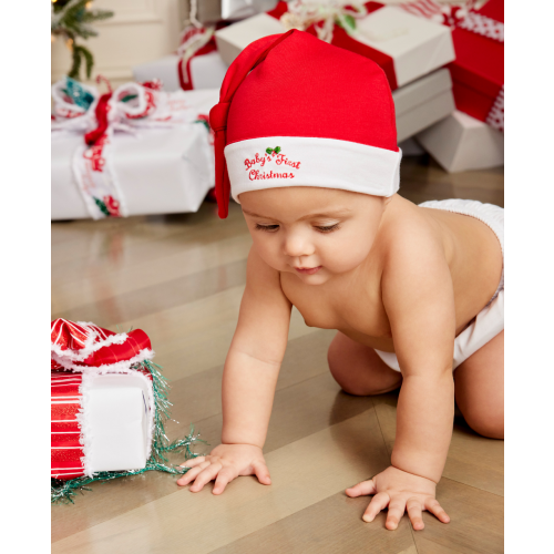 Baby's First Christmas Stocking Hat