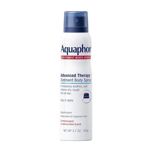Aquaphor Ointment Body Spray - Moisturizes and Heals Dry, Rough Skin - 3.7 oz. Spray Can | Clinically Proven Spray Moisturizer for Cracked, Irritated or Dry Skin Relief, Dye and Fragrance Free