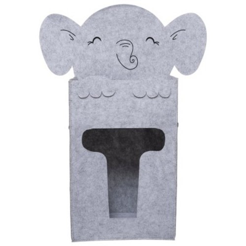 Sammy & Lou Felt Baby Nursery Diaper Storage Caddy - Elephant