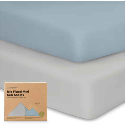 Amazon.com : Pack and Play Sheets Fitted - 2-Pack Mini Crib Sheets for Pack N Play Mattress 38x26, Soft & Cozy, Neutral Toddler Playard Bedding, Snug Fitted Mini Baby Crib Mattress Cover Boy, Girl (Steel) : Baby
