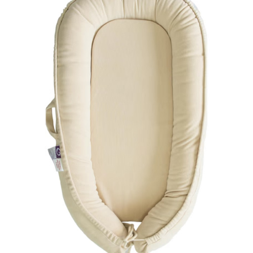 CooCooBaby Infant Lounger, Baby Nest Cover for Baby Girls & Boys, Newborn Essentials for Baby 0-18+ Months, 100% Cotton Breathable(CreamyWhite, Corduroy)