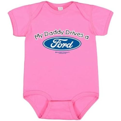 My Daddy Drives a Ford Cars and Trucks Baby Creeper Boys Girls Infant Bodysuit