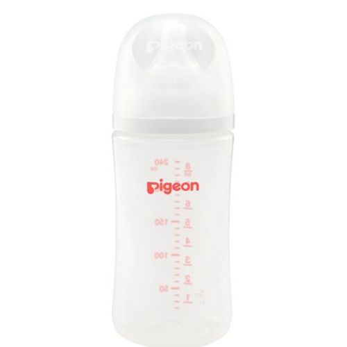 Pigeon SofTouch Wide Neck Baby Bottle 240ml - Medium Flow Nipple | Shop Today. Get it Tomorrow! | takealot.com