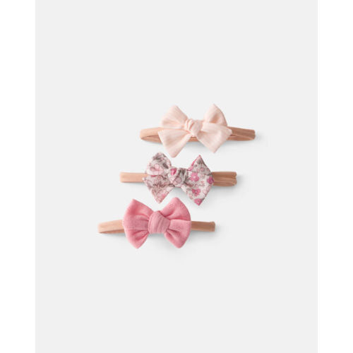 Baby Girl 3-Pack Headbands - Pink | Carter's