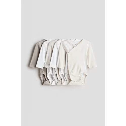 5-PACK WRAPOVER BODYSUITS