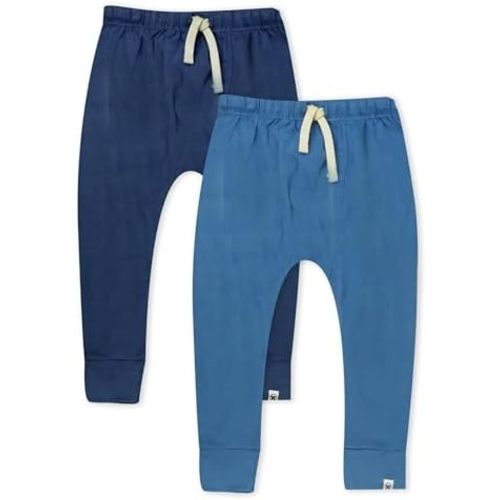 Multipack Honest Pants Joggers Pull on 100% Organic Cotton for Infant Baby and Toddler, Boys, Girls, Unisex