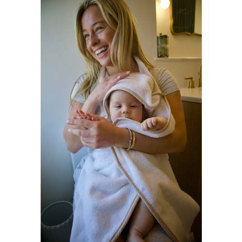 Butterfly Winged Baby Towel - Sandy Tan – Up In Arms Baby