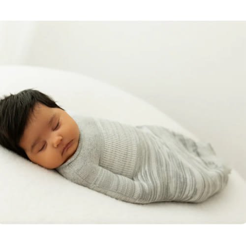 Grey Swaddle Sleep Sack - Small ( 6-12 pounds)