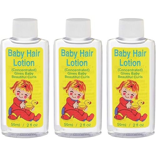 Clubman Gentle Baby Hair Lotion (Concentrated) for Baby's Fine Hair, 2 oz x 3 packs