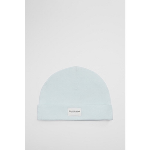 Pale Blue Organically Grown Cotton Beanie - Accessories | Country Road