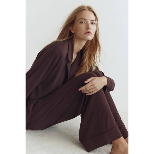 VISCOSE-BLEND PAJAMAS