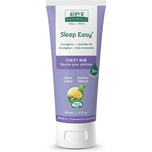 Aleva Naturals Soothing Comfort Chest Rub - Gentle and Easy to Use, Healthy Baby Care, Refreshing Scents of Eucalyptus and Lavender Oils, 50ml