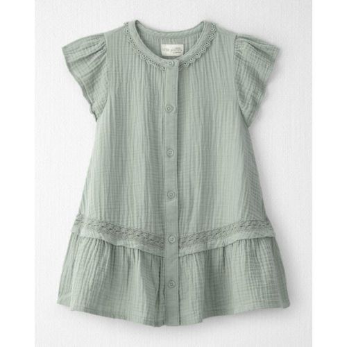 Toddler Girl Organic Cotton Gauze Dress - Little Planet | Carter's