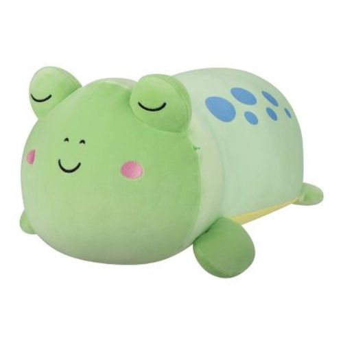Squishmallows 18" Jumbo Limell Green Frog with Blue Spots Sleepamallow Stuffed Animal