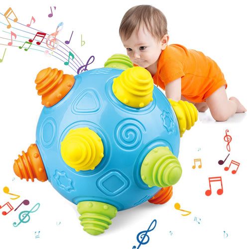Toddlers Baby Music Shake Dancing Ball Toy, Baby Crawling Toys, Bouncing Sensory Learning Ball Toys, Toys for 1+ Year Old