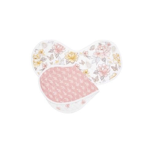 2-Pack Organic Cotton Burpy Bibs