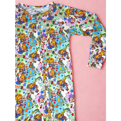 Rainbow Riders Bamboo Romper