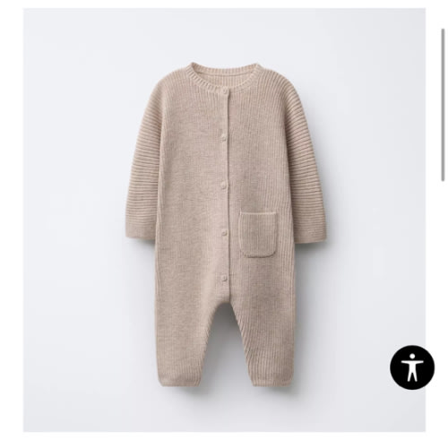 PEARL KNIT JUMPSUIT - Sand / Marl | ZARA United States