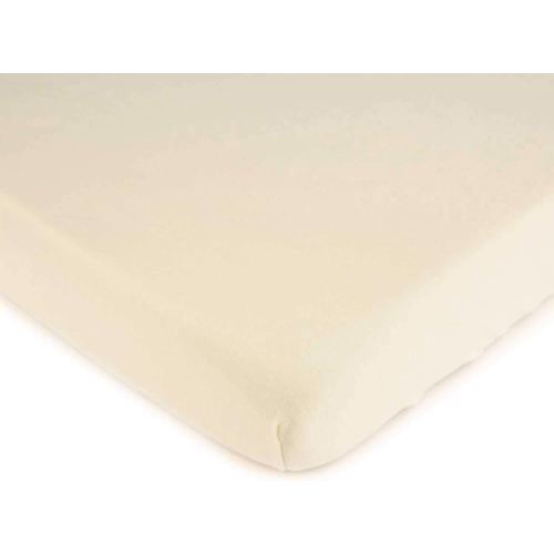 SheetWorld Fitted Pack N Play Playard Sheet Compatible with Maxi COSI Swift Play Yard 31 x 39 inches, 100% Cotton Jersey, Hypoallergenic, Butter Soft, Solid Ivory, Made in USA