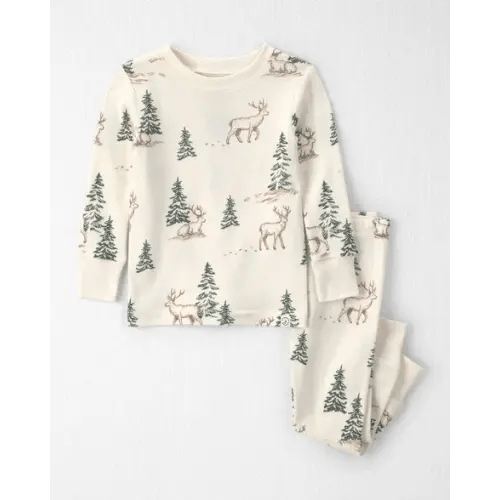 Baby 2-Piece Organic Cotton Pajamas in Reindeer Forest - Little Planet | Carter's