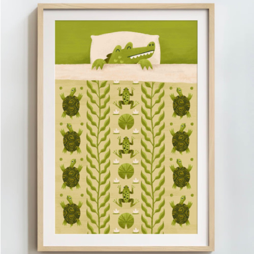 All Tucked In - Gator – Little Van Gogh's