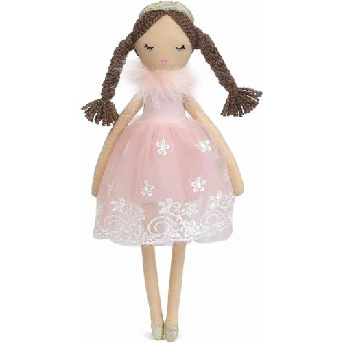 MON AMI Princess Doll Paige (Small) – 15”, Soft & Elegant Stuffed Plush Princess Doll, Use as Toy or Room Decor, Great Gift for Kids of All Ages