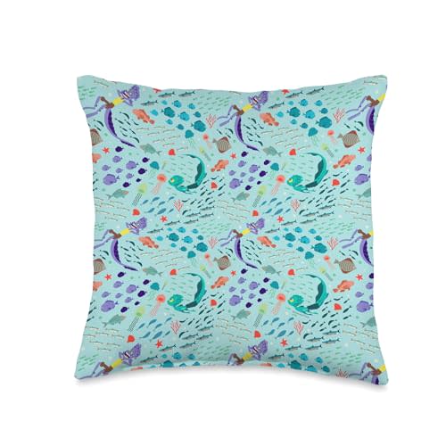 Disney and Pixar’s Luca and Alberto Sea Print Throw Pillow