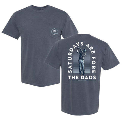 Saturdays Are Fore The Dads Golfer Pocket Tee