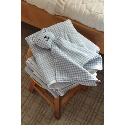 Dusty Blue Bear Lovey