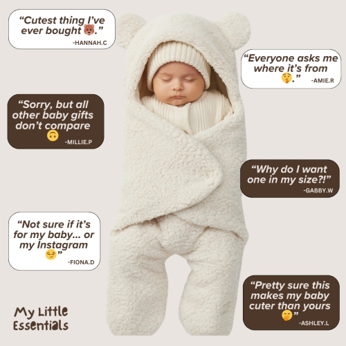 My Little Essentials™ Teddy Pram Suit – My Little Essentials Ltd