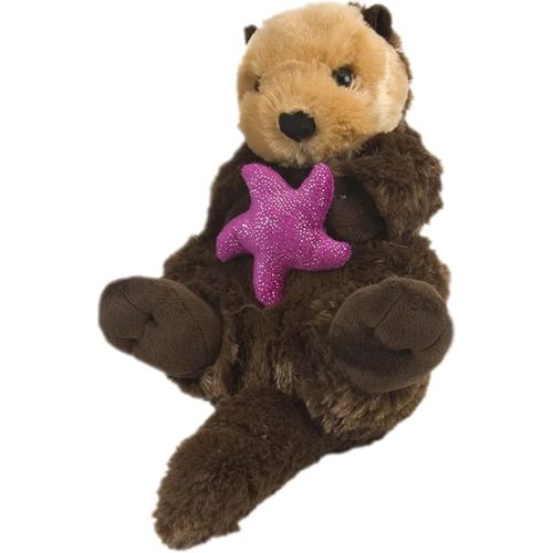 Wild Republic Sea Otter Stuffed Animal, Plush Toy, Gifts for Kids, Cuddlekins 12", Multicolor