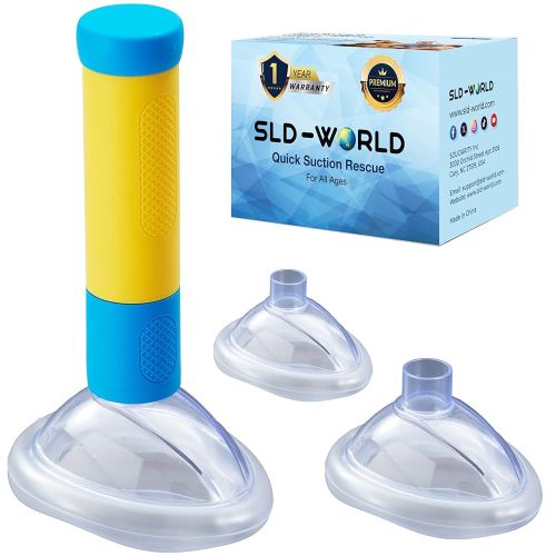Portable Airway Suction Device, Clearing Upper Airway for Adults and Children | Essential for Home, Travel, Schools, and Caregivers | Yellow