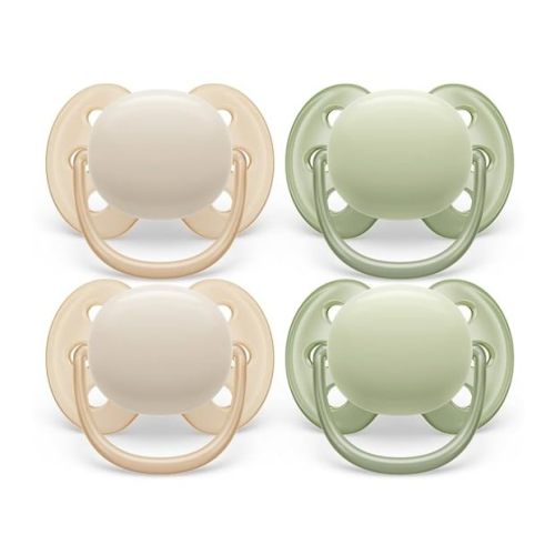Philips Avent Ultra Soft Pacifier, 0-6 Months (4 Pack)