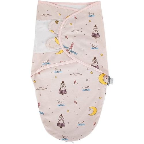 HOUSBAY Baby Swaddle Blanket Boy Girl,Super Soft Material Newborn Adjustable Swaddles 2-Way Zipper Sleep Sack 1 Pack 0-3Months（Fairytale）