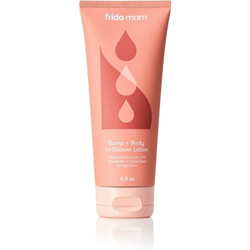 Frida Mom Pregnancy Belly Cream, In Shower Body Lotion for Fully Body and Bump, Moisturizing Lotion for Pregnant Dry and Stretched Skin, 6oz