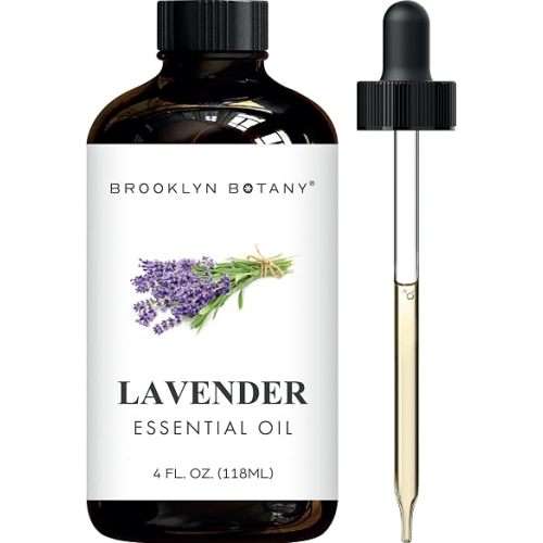 Brooklyn Botany Lavender Essential Oil - Huge 4 Fl Oz