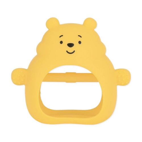 Bumkins Disney Undroppable Mitt Teether Toy - Winnie the Pooh: Silicone, Baby Teether, 0.14 lb, 1 Piece