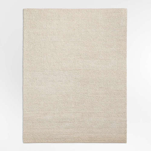 Orlian Pampas Ivory Wool Blend Kids Area Rug 6'x9'