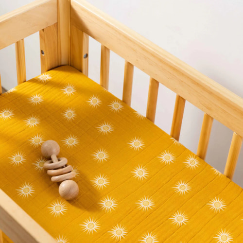 Babyletto All-Stages Bassinet Sheet in Golden Hour