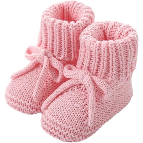 DSORVICD Newborn Baby Boys Girls Knitted Booties Soft Sole Shoes Socks
