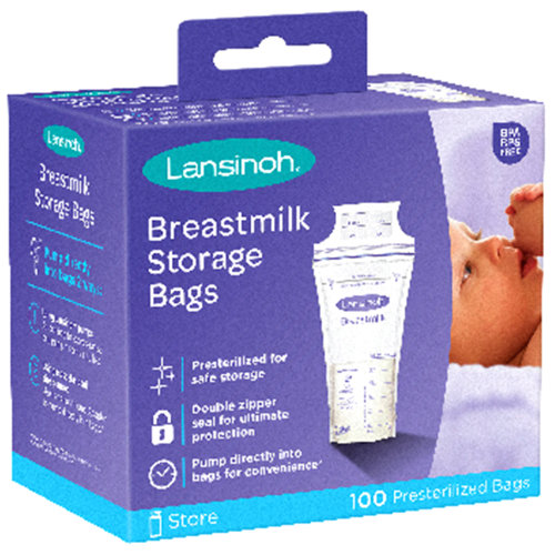 Lansinoh® Breastmilk Storage Bags 100 ct