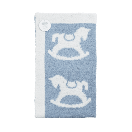 Horse Chenille Blanket | Luxe Knit with Timeless Style | Mud Pie