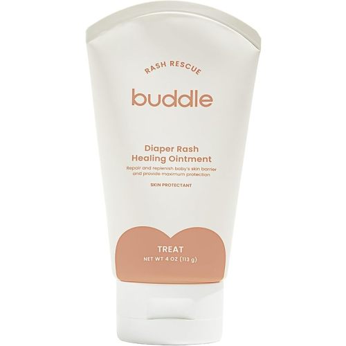 Buddle Diaper Rash Rescue Healing Ointment For Baby, Ceramides, Dandelion, Honey, Maximum Protection, 40% Zinc Oxide, Frangrance-Free, Repairs & Nourishes