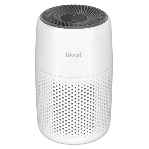 LEVOIT Air Purifiers for Bedroom Home Dorm, AHAM Verified, 3-in-1 Filter Cleaner With Aroma Pad, Filters Smoke, Allergens, Pet Dander, Odor, Dust, Office, Desktop, Core Mini-P, White