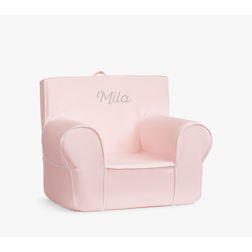 Anywhere Chair®, Pearl Twill With White Piping